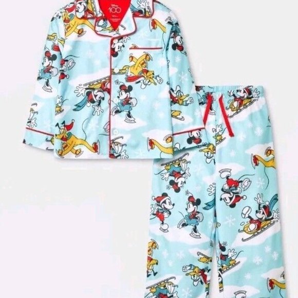 Disney 100 Retro reimagined Toddler Pajamas Size 12 Months. - Picture 10 of 11